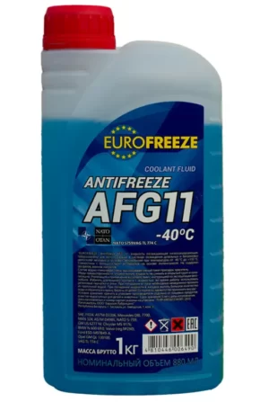 Антифриз синий EUROFREEZE AFG 11 -40C ПЭТ 1 кг